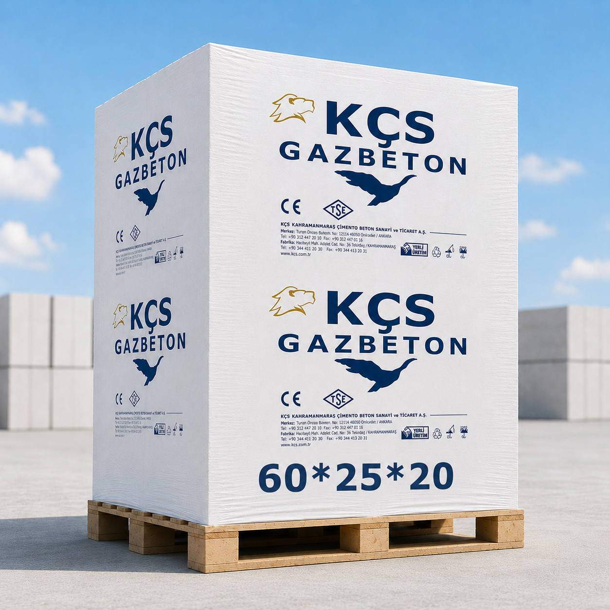 60*25*20 Gazbeton